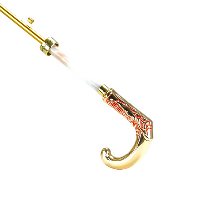 Exclusive Hot Air Balloon Design Umbrella with Gold-Plated Handle