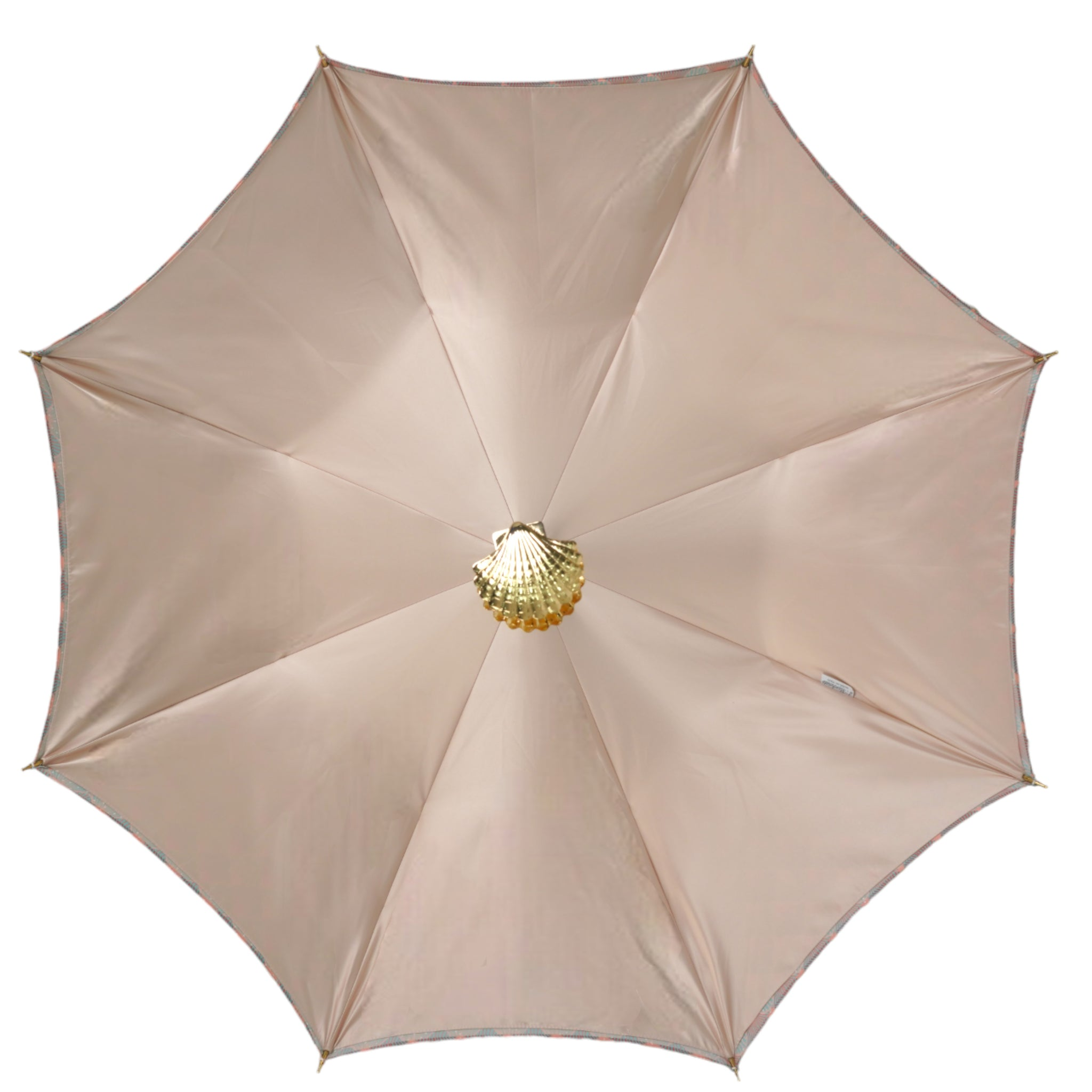 Premium Shell Umbrella with Gold-Plated Handle – Handmade in Italy