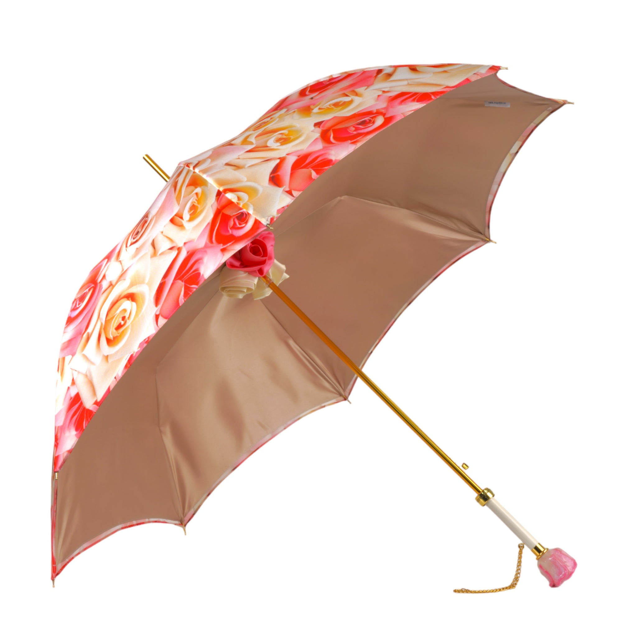 Elegant Premium Craft Umbrella with Hand-Painted Rose Detail