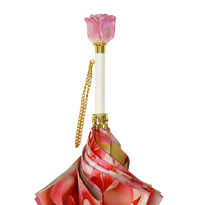 Elegant Premium Craft Umbrella with Hand-Painted Rose Detail