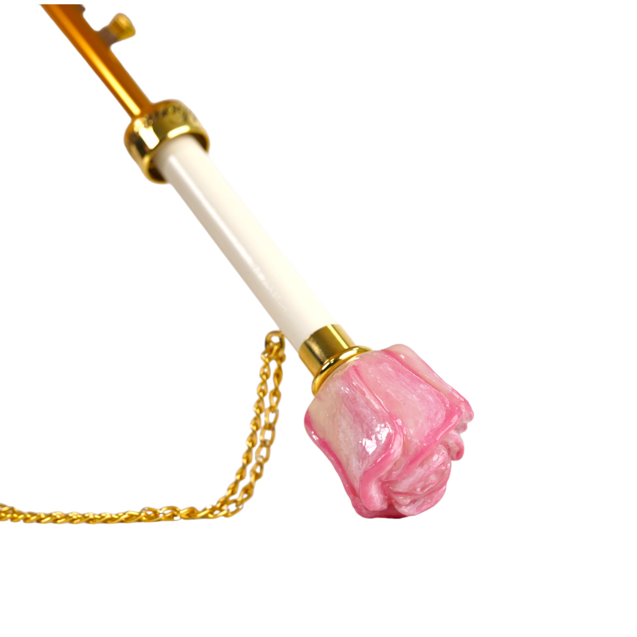 Elegant Premium Craft Umbrella with Hand-Painted Rose Detail