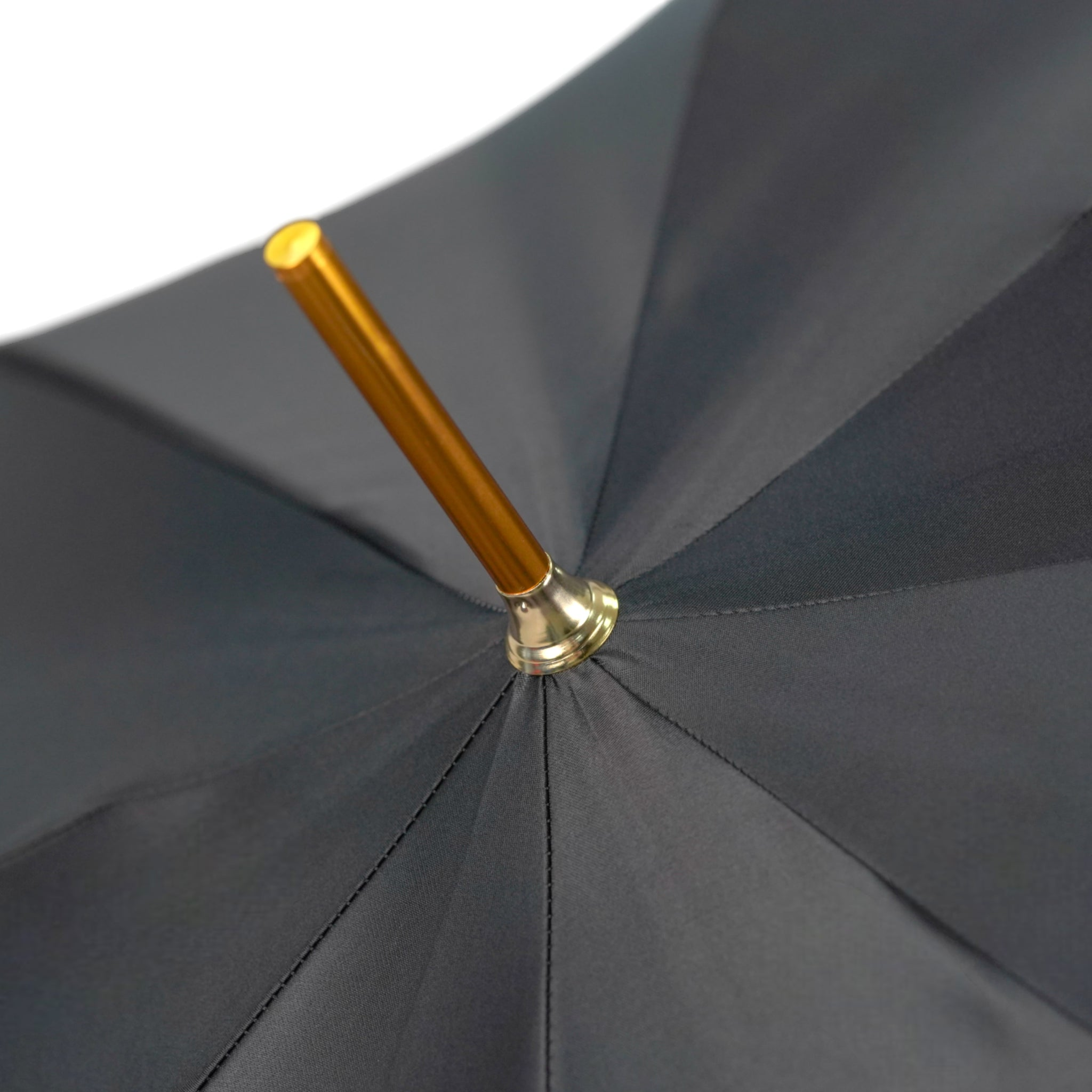 Luxury Satin Umbrella with 24K Gold-Plated Medusa Handle