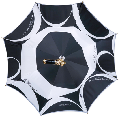 Luxury Lion-Handle Umbrella with 24K Gold Finish – Limited Edition