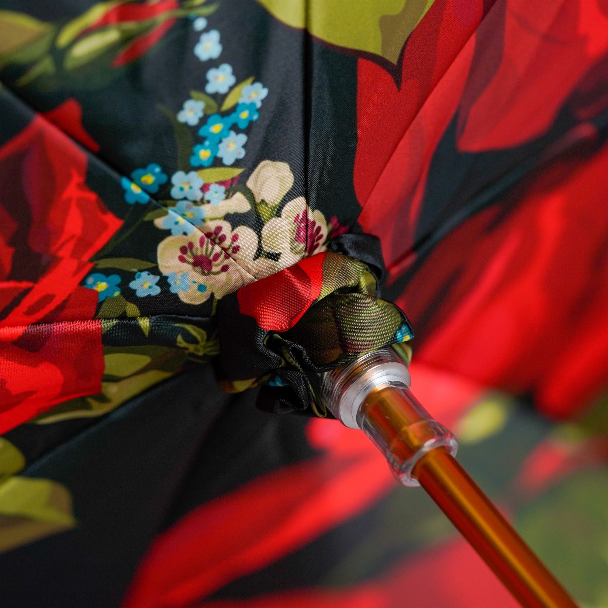 The Royal Rose Interior Umbrella – Elegance in Full Bloom