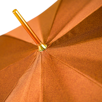 Handcrafted Luxury Umbrella with 24K Gold-Plated Lion Handle