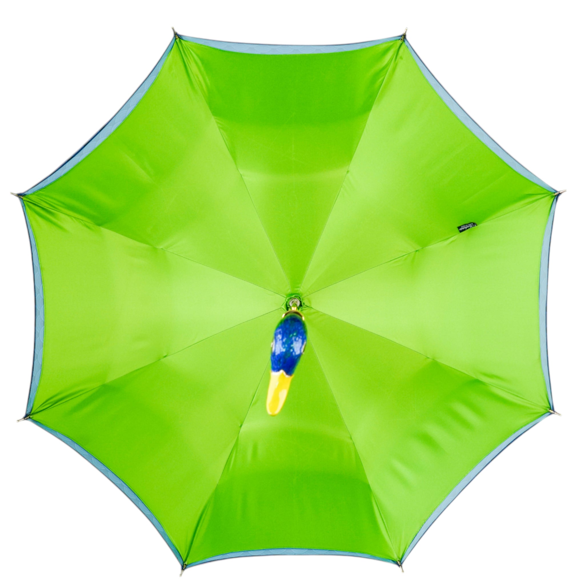 Hand-Enameled Duck Handle 24K Gold Details - Italian Luxury