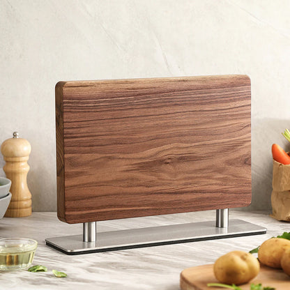 Magnetic Knife Holder in Walnut Wood – Double-Sided