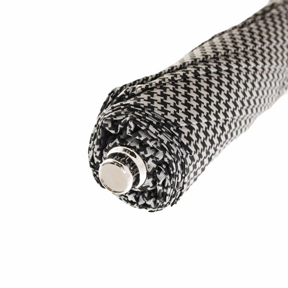 Classic Folding Umbrella with Leather Handle – Automatic Opening