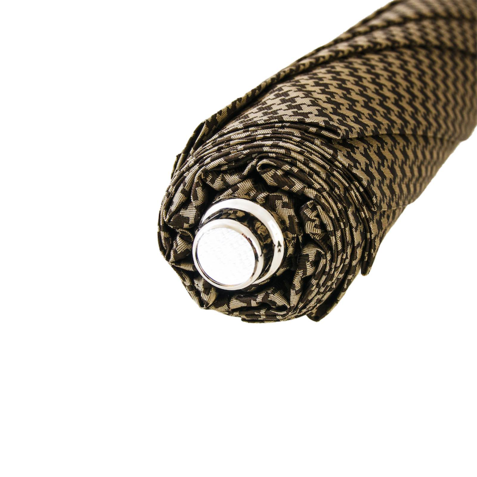 Elegant Men's Folding Umbrella – Automatic Opening, Handmade in Italy