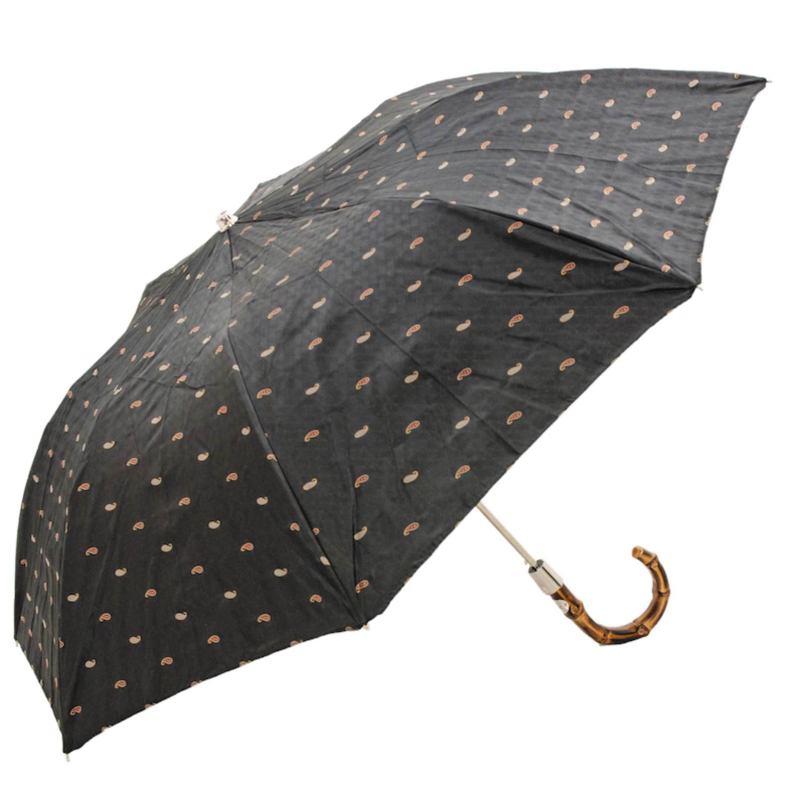 Telescopic Umbrella with Whangee Handle – Automatic Opening