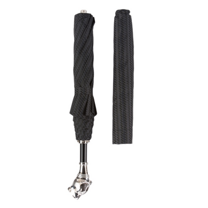 Vintage Panther Folding Automatic Opening Umbrella – Handmade in Italy