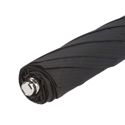 Silver Lion Folding Umbrella – Automatic Opening, Handmade in Italy