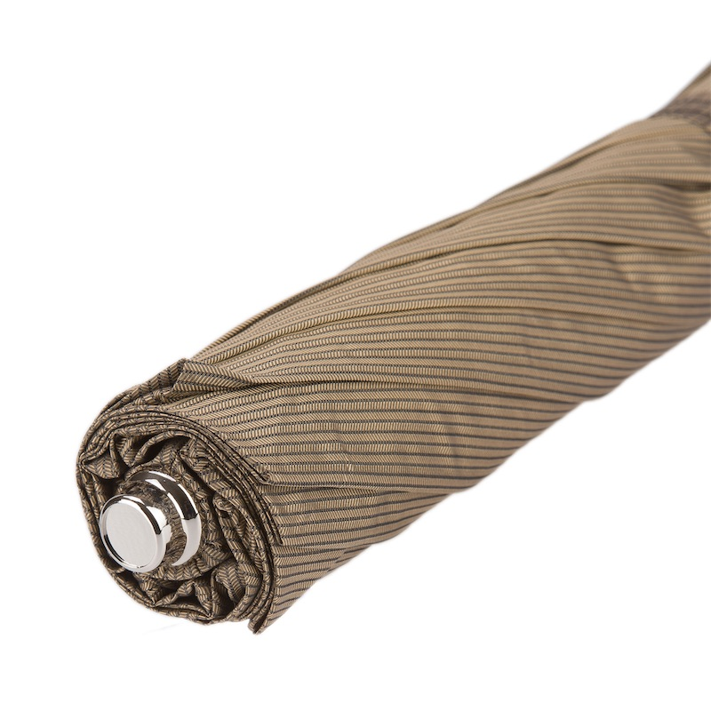 Silver Eagle Folding Automatic Opening Umbrella – Handmade in Italy