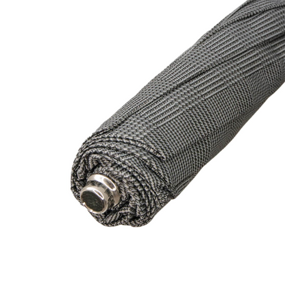 Folding Umbrella with Braided Leather Handle – Automatic Opening