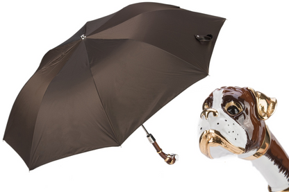 Designer Folding Boxer Automatic Opening Umbrella – Handmade in Italy