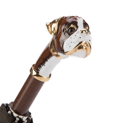 Designer Folding Boxer Automatic Opening Umbrella – Handmade in Italy