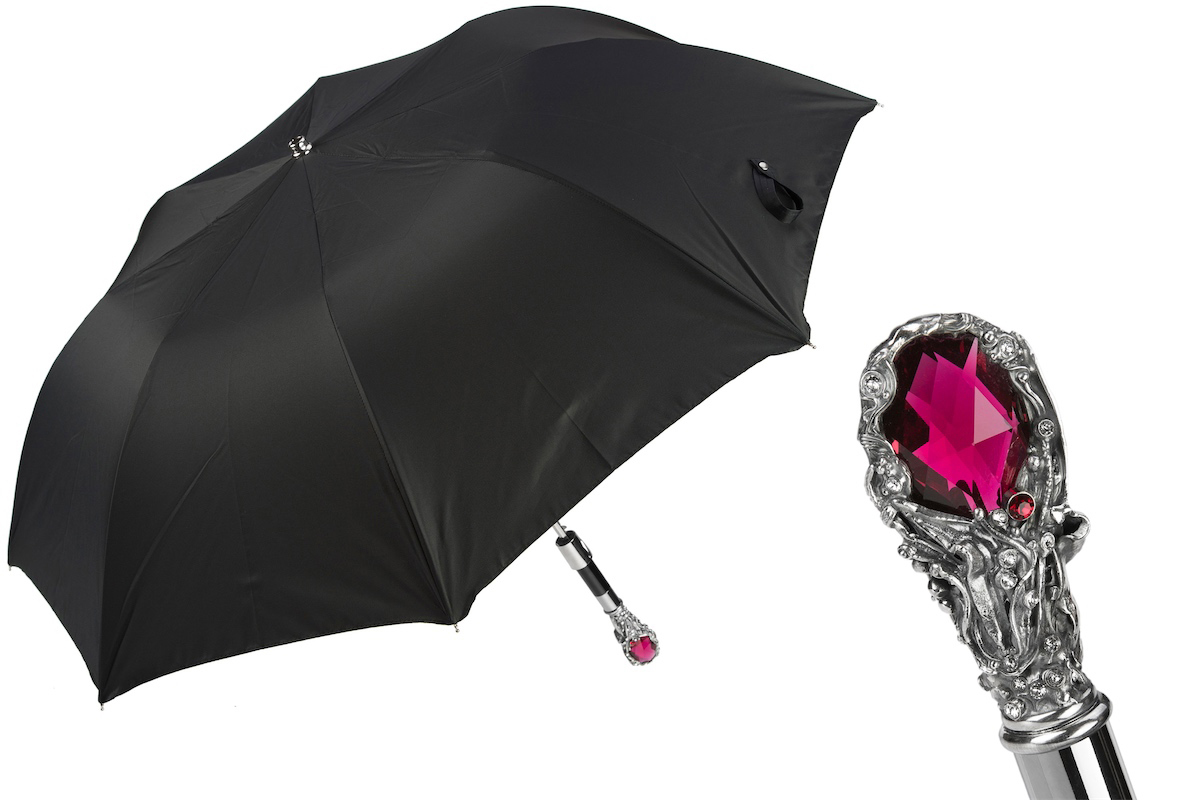 Ruby Luxury Automatic Opening Umbrella – Handmade in Italy