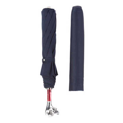 Polka Dot Labrador Folding Automatic Opening Umbrella – Italian Luxury