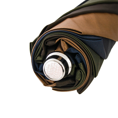 Winter Rainbow Folding Automatic Opening Umbrella – Handmade in Italy