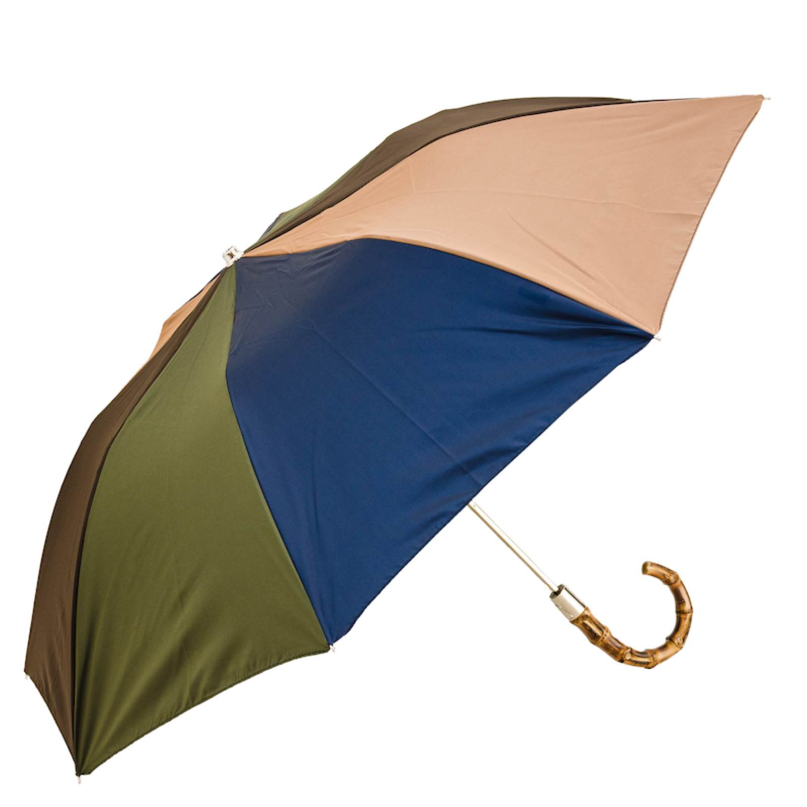 Winter Rainbow Folding Automatic Opening Umbrella – Handmade in Italy