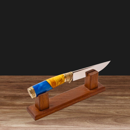 Universal Oak Wooden Knife Display Stand