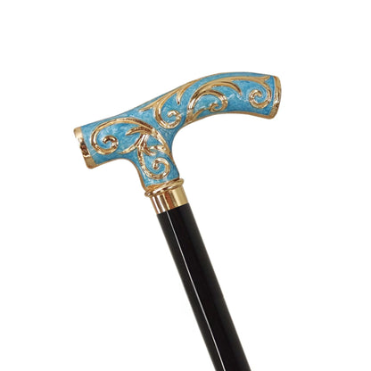 Tiffany Blue Luxury Crutch Walking Stick
