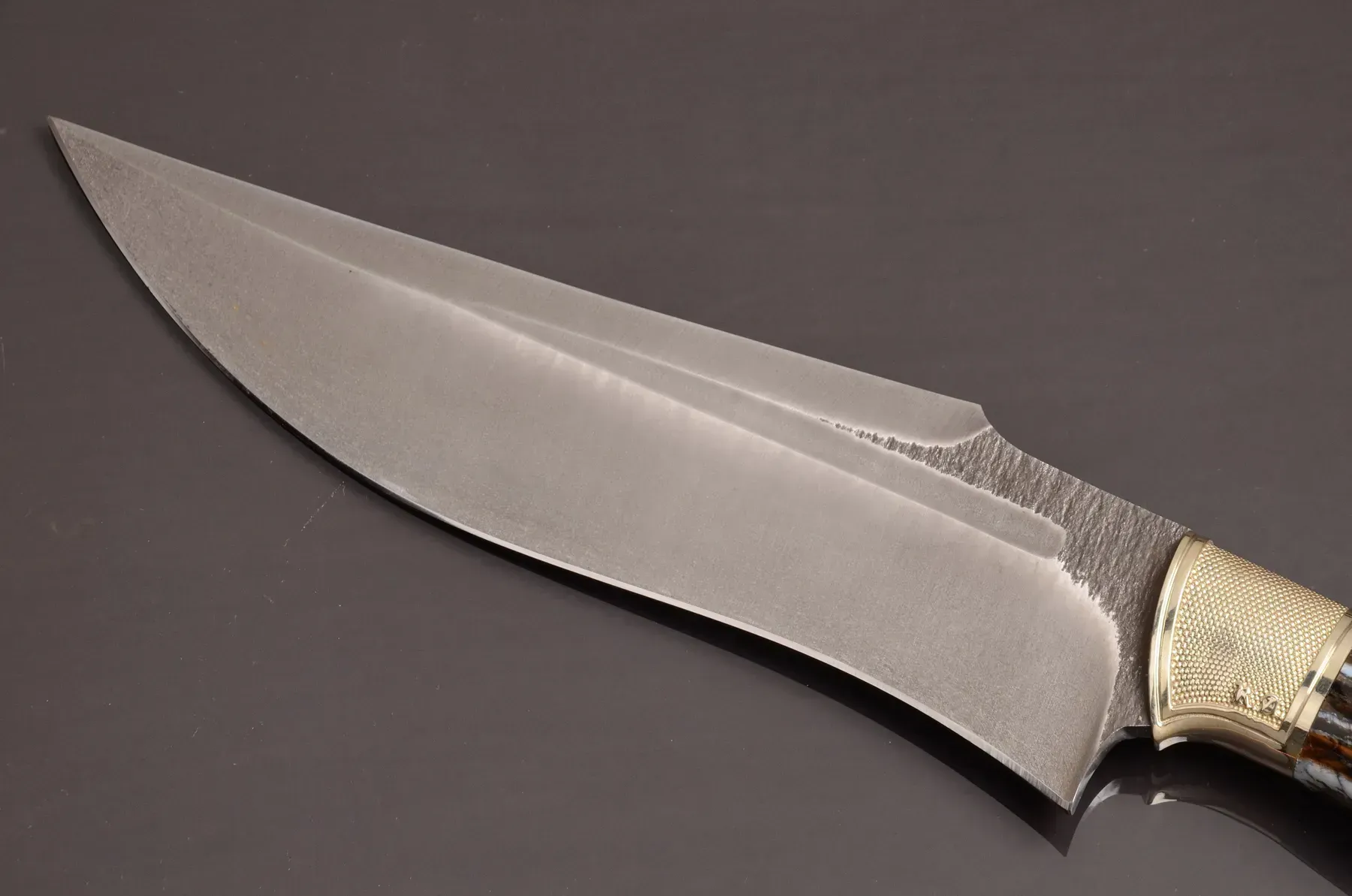 Exclusive Luxury Collectible Knife with Mammoth Tooth Handle