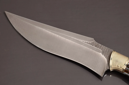 Exclusive Luxury Collectible Knife with Mammoth Tooth Handle