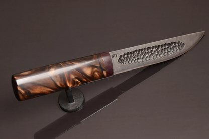Handmade Yakut Knife – Damascus Steel Blade with Acrylic Handle - Elegant Knives