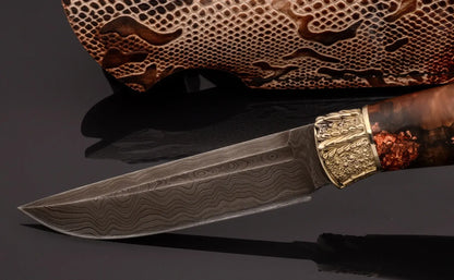Artisan dragon knife collectible