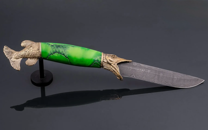 Artisan knife collectible design pike