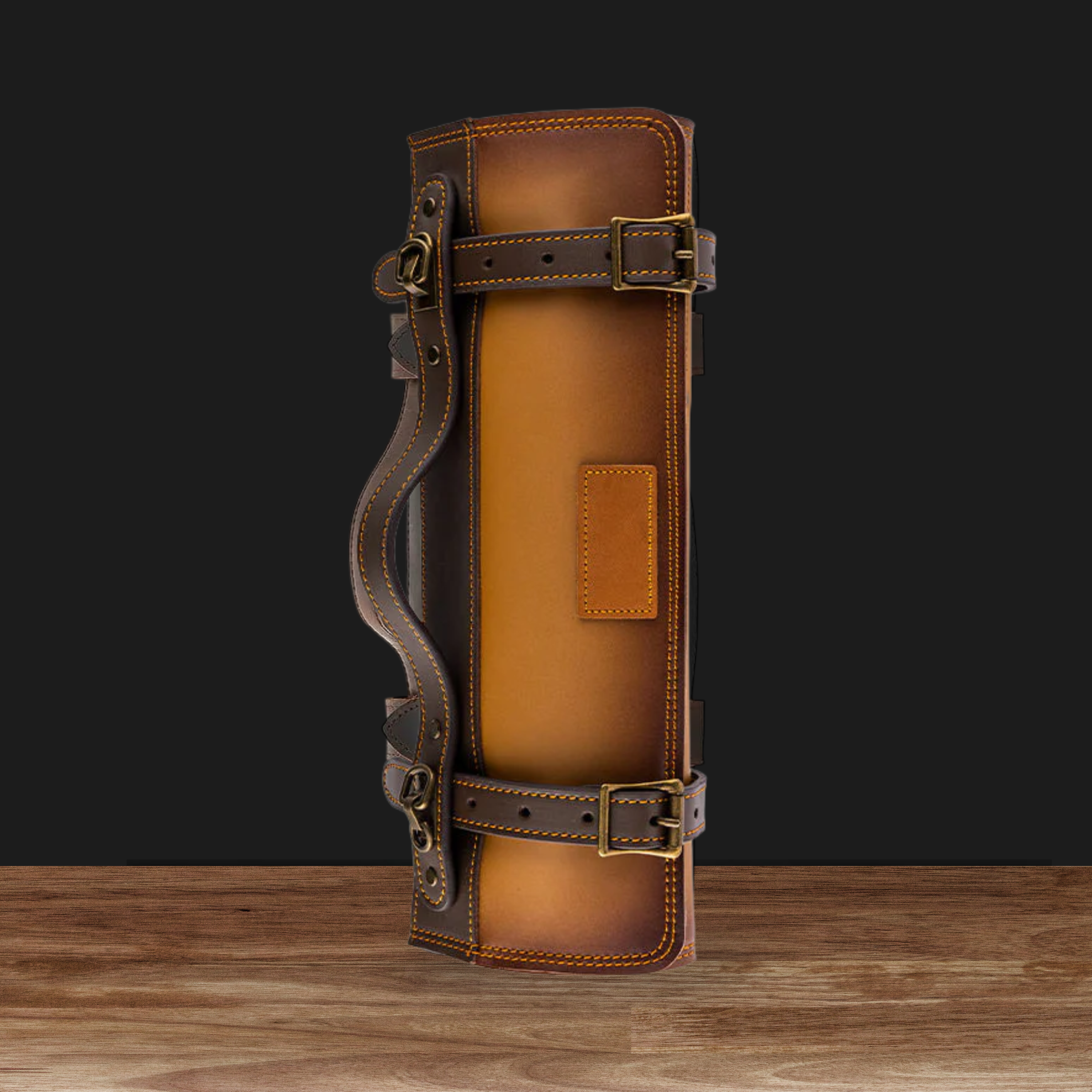 Authentic Cow Leather Chef Knife Roll Bag