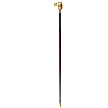 Luxury Camel Handle Walking Cane – 24K Gold-Plated, Elegant Cane