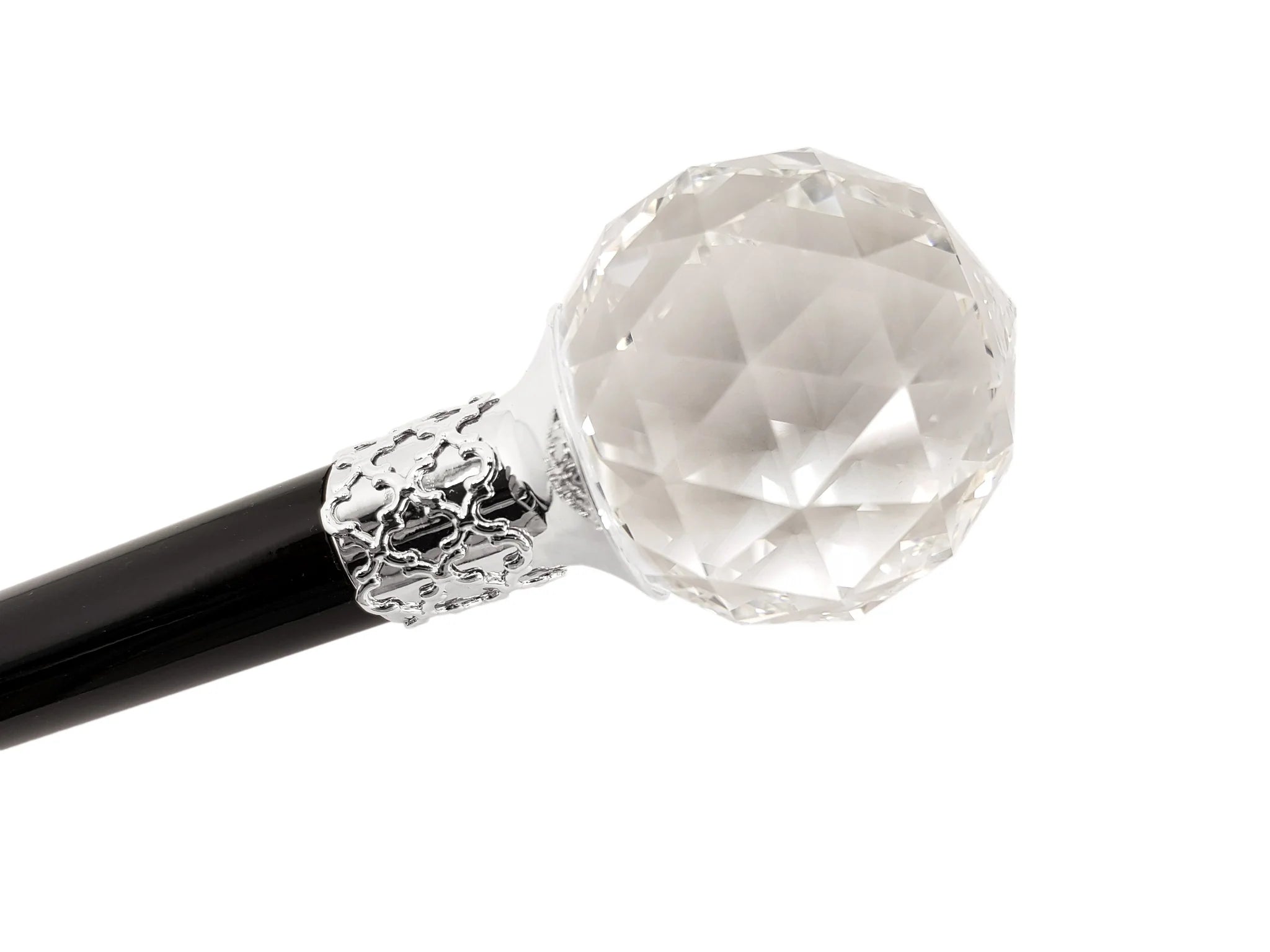 Majesty Crystal Ball Cane – Swarovski Knob, Luxury Formal Walking Stick