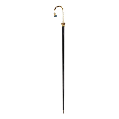Elegant Italian Walking Stick for Ladies with Crystal Handle