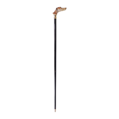 Hand-Enameled Greyhound Walking Stick – Italian Luxury in Every Detail