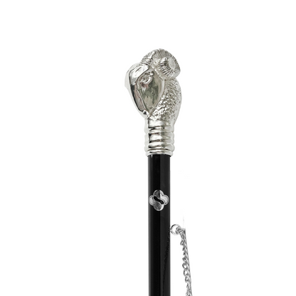Exclusive Design Aries Handle 925 Silver-Plated Shoehorn