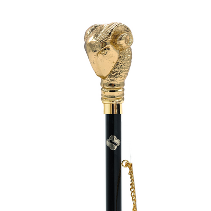 Exclusive 24K Gold-Plated Shoehorn with Ram’s Head Handle