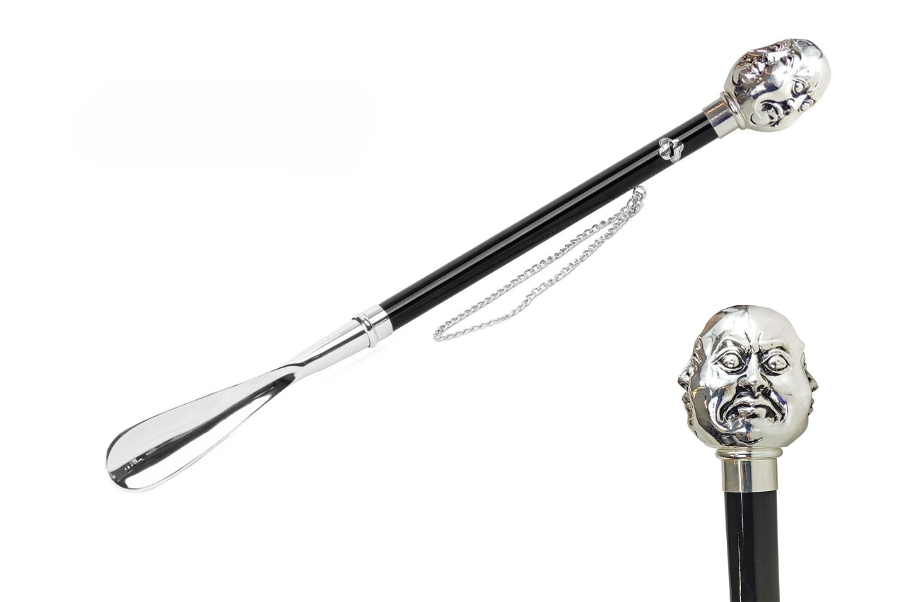 Exclusive Design Handcrafted Italian Shoehorn – 925 Silver-Plated