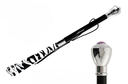 Luxury Silver-Plated Shoehorn with Swarovski Crystal Embellishments