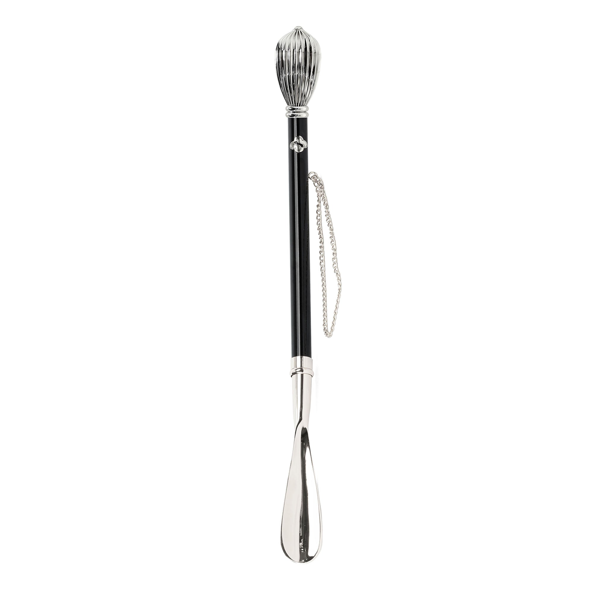 Elegant Drop-Shaped Silver-Plated Shoehorn – Handmade in Italy