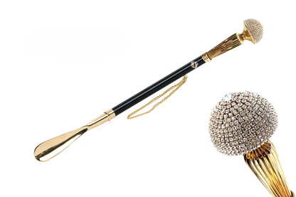 Luxury Chic Handcrafted Crystal Shoehorn Made in Italy