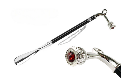 Shiny Silverplated 925 Shoehorn