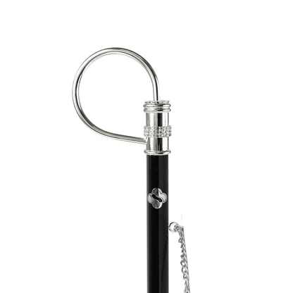 Luxury Handmade Shoehorn in Brass Silver-Plated 925