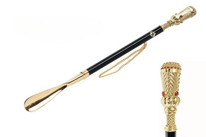 Chuc Golden 24K plated Shoehorn - Handmade in Italy