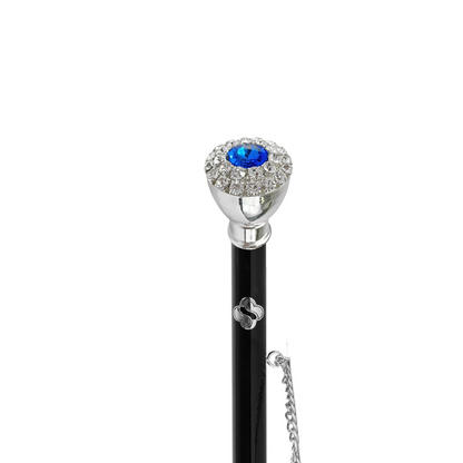 Exclusive 925 Silver-Plated Shoehorn with Sparkling Crystals
