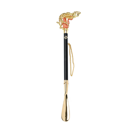 Golden Octopus 24K Gold-Plated Shoehorn with Intricate Tentacle Handle