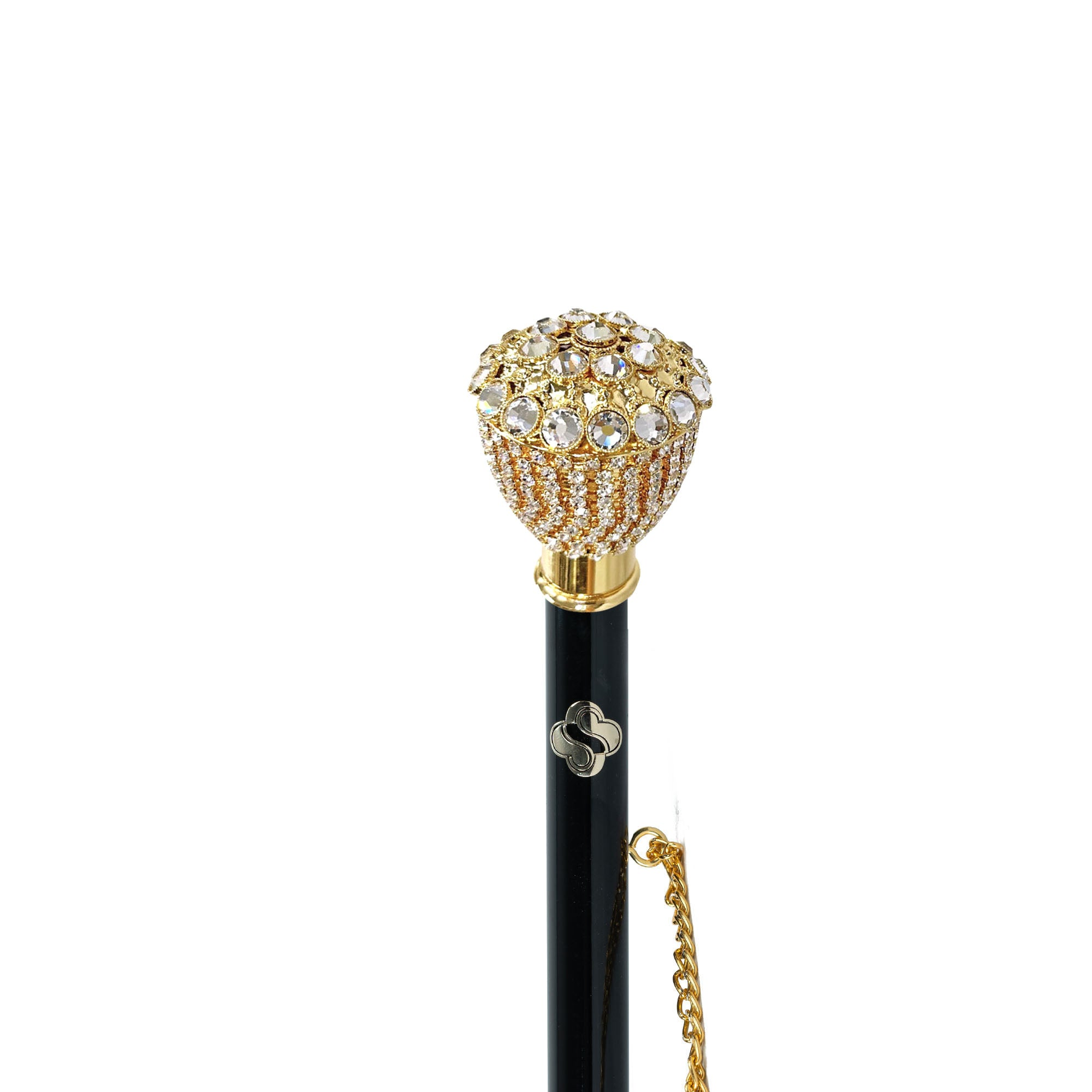 Handmade Glamorous Italian Shoehorn with Precious Crystals