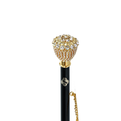 Handmade Glamorous Italian Shoehorn with Precious Crystals