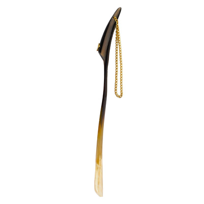Artisan Horn Shoehorn – Natural Light Color, Handcrafted Elegance